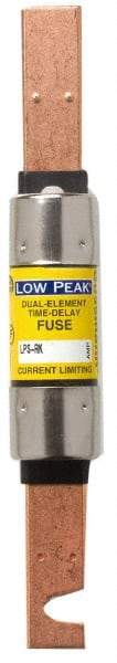 Cooper Bussmann - 300 VDC, 600 VAC, 225 Amp, Time Delay General Purpose Fuse - Bolt-on Mount, 11-5/8" OAL, 100 at DC, 300 at AC (RMS) kA Rating, 2-9/16" Diam - Exact Industrial Supply