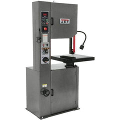 Jet - 20 Inch Throat Capacity, Variable Speed Pulley Vertical Bandsaw - 390 to 3280 (High), 65 to 555 (Low) SFPM, 2 HP, Three Phase - Exact Industrial Supply