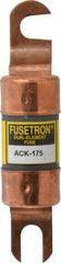 Cooper Bussmann - 175 Amp Time Delay Fast-Acting Forklift & Truck Fuse - 72VAC, 72VDC, 4.72" Long x 1" Wide, Littelfuse CCK175, Bussman ACK-175, Ferraz Shawmut ACK175 - Exact Industrial Supply