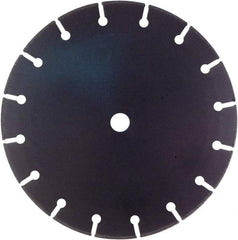 Disston - 12" Diam, 3/4 & 1" Arbor Hole Diam, Wet & Dry Cut Saw Blade - Tungsten Carbide-Tipped, Standard Round Arbor - Exact Industrial Supply