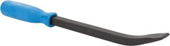 Value Collection - 12" OAL Screwdriver Pry Bar - 3/4" Wide, High Carbon Steel #65 - Exact Industrial Supply