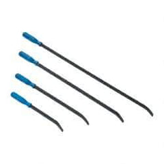 Value Collection - 4 Piece Pry Bar Set - Includes 12, 17, 25 & 31" Lengths - Exact Industrial Supply