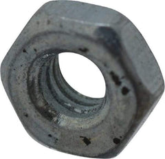 Value Collection - M2.5x0.45 Steel Right Hand Hex Nut - 4mm Across Flats, 1.6mm High, Zinc-Plated Finish - Exact Industrial Supply