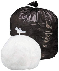 Ability One - 0.78 mil Thick, Heavy-Duty Trash Bags - Low-Density Polyethylene (LDPE), 33" Wide x 39" High, Clear - Exact Industrial Supply