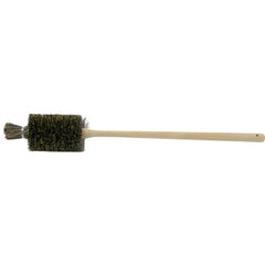 Toilet Bowl Brush, Professional, Grey Tampico Fill, Hardwood Handle - Exact Industrial Supply