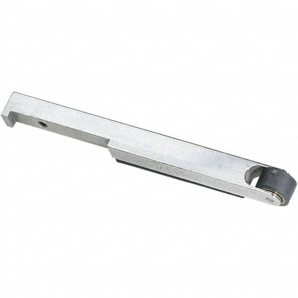 Dynabrade - 3/8" Wide Contact Arm - 72" Belt Length x 1/2" Belt Width, Rubber, 70" Contact Wheel Diam - Exact Industrial Supply