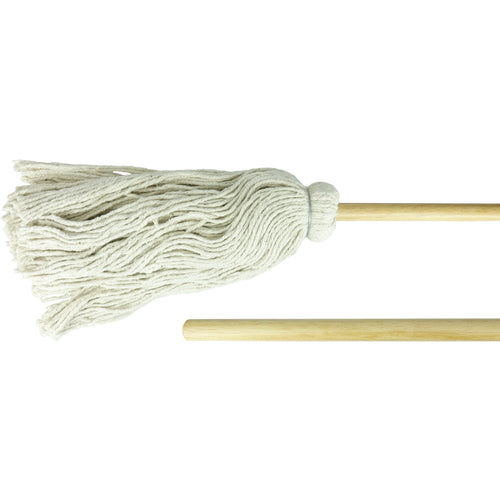 #10 One-Piece Deck Mop, 7 oz., 4-Ply Cotton, Industrial Grade - Exact Industrial Supply