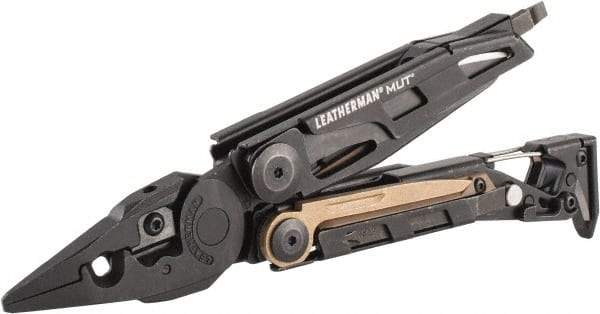 Leatherman - 17 Piece, Multi-Tool Set - 7-1/2" OAL, 5" Closed Length - Exact Industrial Supply