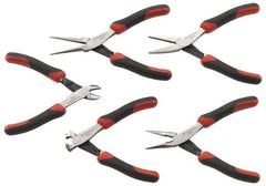 GearWrench - 5 Piece Mini Plier Set - Comes in Tray - Exact Industrial Supply