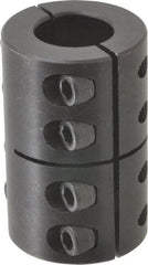Climax Metal Products - 7/8" Inside x 1-5/8" Outside Diam, Two Piece Rigid Coupling without Keyway - 2-1/2" Long - Exact Industrial Supply