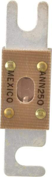 Cooper Bussmann - 250 Amp Non-Time Delay Fast-Acting Forklift & Truck Fuse - 125VAC, 80VDC, 3.18" Long x 0.75" Wide, Littelfuse CNN250, Bussman ANN-250, Ferraz Shawmut CNN250 - Exact Industrial Supply