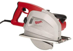 Milwaukee Tool - 13 Amps, 8" Blade Diam, 3,700 RPM, Electric Circular Saw - 120 Volts, 1.75 hp, 15' Cord Length, 5/8" Arbor Hole, Right Blade - Exact Industrial Supply