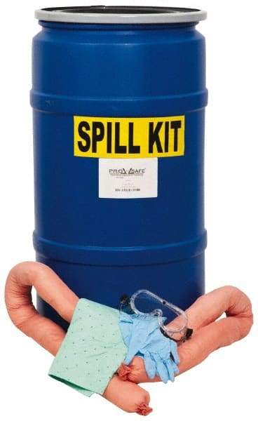 PRO-SAFE - Hazardous Materials Spill Kit - 30 Gal Drum - Exact Industrial Supply
