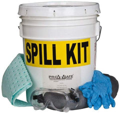 PRO-SAFE - Hazardous Materials Spill Kit - 5 Gal Pail - Exact Industrial Supply