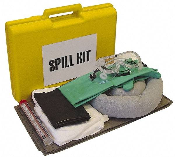PRO-SAFE - Universal & Universal/Chemical Spill Kit - Polypropylene Case - Exact Industrial Supply