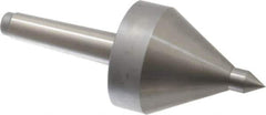 Riten - MT2 Taper Shank, 2-1/4" Head Diam 330 Lb Capacity Live Center - 5,000 Max RPM, 3-3/16" Head Length, 1/2" Point Diam, 3/4" Point Len, 330 Lb Max Workpc, 3-3/16" OAL, Pipe Nose Point - Exact Industrial Supply