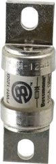 Cooper Bussmann - 500 VAC/VDC, 125 Amp, Fast-Acting Semiconductor/High Speed Fuse - Bolt-on Mount, 3-5/8" OAL, 200 (RMS Symmetrical), 50 at DC kA Rating, 1-5/32" Diam - Exact Industrial Supply