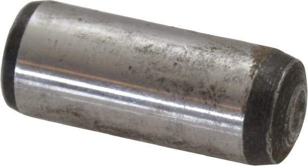 Value Collection - 12mm Diam x 30mm Pin Length Alloy Steel Pull Out Dowel Pin - C 57-63 Hardness, 1 Rounded & 1 Threaded End - Exact Industrial Supply