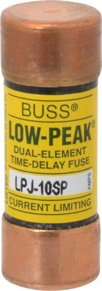 Cooper Bussmann - 300 VDC, 600 VAC, 10 Amp, Time Delay General Purpose Fuse - Fuse Holder Mount, 2-1/4" OAL, 100 at DC, 300 at AC (RMS) kA Rating, 13/16" Diam - Exact Industrial Supply