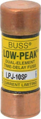 Cooper Bussmann - 300 VDC, 600 VAC, 10 Amp, Time Delay General Purpose Fuse - Fuse Holder Mount, 2-1/4" OAL, 100 at DC, 300 at AC (RMS) kA Rating, 13/16" Diam - Exact Industrial Supply