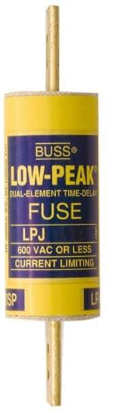 Cooper Bussmann - 300 VDC, 600 VAC, 450 Amp, Time Delay General Purpose Fuse - Bolt-on Mount, 203.2mm OAL, 100 at DC, 300 at AC (RMS) kA Rating, 2-1/2" Diam - Exact Industrial Supply