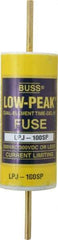 Cooper Bussmann - 300 VDC, 600 VAC, 100 Amp, Time Delay General Purpose Fuse - Bolt-on Mount, 4-5/8" OAL, 100 at DC, 300 at AC (RMS) kA Rating, 1-1/8" Diam - Exact Industrial Supply