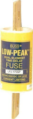 Cooper Bussmann - 300 VDC, 600 VAC, 175 Amp, Time Delay General Purpose Fuse - Bolt-on Mount, 5-3/4" OAL, 100 at DC, 300 at AC (RMS) kA Rating, 1-5/8" Diam - Exact Industrial Supply