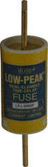 Cooper Bussmann - 300 VDC, 600 VAC, 200 Amp, Time Delay General Purpose Fuse - Bolt-on Mount, 5-3/4" OAL, 100 at DC, 300 at AC (RMS) kA Rating, 1-5/8" Diam - Exact Industrial Supply