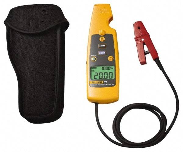 Fluke - 771, CAT II, Digital mA Process Clamp Meter with 0.1772" Detachable Jaws - Measures Current - Exact Industrial Supply