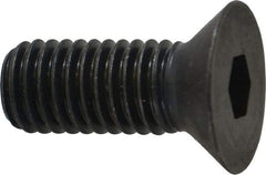 Holo-Krome - 1/2-13 UNC Hex Socket Drive, 82° Flat Screw - Alloy Steel, Black Oxide Finish, Fully Threaded, 1-1/4" OAL - Exact Industrial Supply