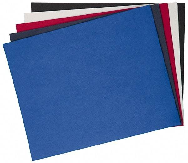 UNIVERSAL - 11" Long x 8-1/2" Wide Leatherette Two-Pocket Portfolios - Assorted Colors - Exact Industrial Supply