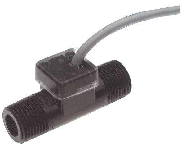 Gems Sensors - 200 psi, Nylon Housing, Turbine Flow Rate Sensor - 0.13 to 1.3 Flow Set Point, 0.13 to 1.3 GPM - Exact Industrial Supply