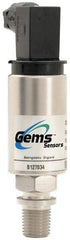 Gems Sensors - 200 Max psi, General Purpose Industrial Pressure Transducer - 1/4" Thread - Exact Industrial Supply