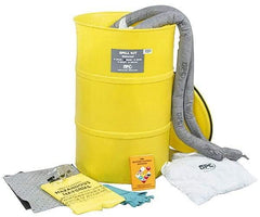 Brady SPC Sorbents - 38 Gal Capacity Oil Only Spill Kit - 55 Gal Drum - Exact Industrial Supply