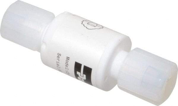 Parker - 3/8" PTFE Check Valve - Inline, PARGRIP x PARGRIP, 120 WOG - Exact Industrial Supply