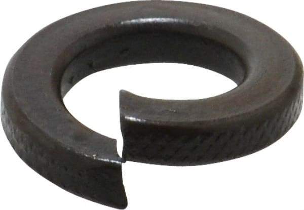 Value Collection - 5/8", 0.628" ID, 0.188" Thick Split Lock Washer - Grade 2 Spring Steel, Uncoated, 0.628" Min ID, 0.641" Max ID, 1.087" Max OD - Exact Industrial Supply