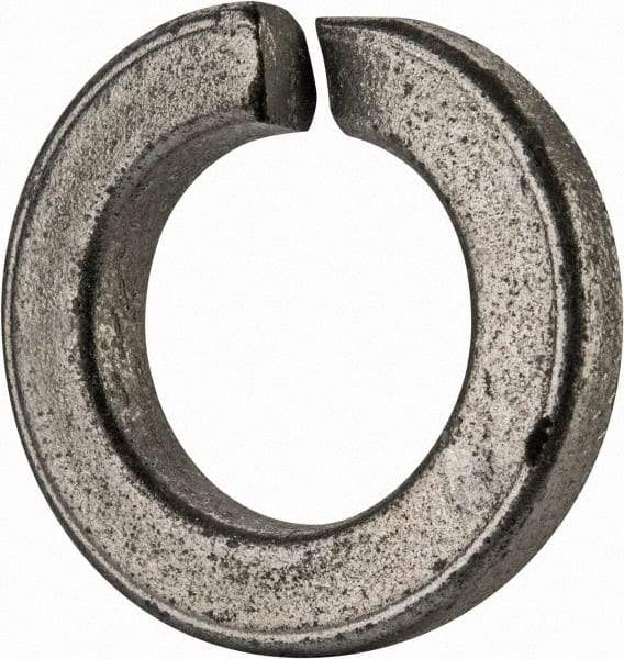 Value Collection - 9/16", 0.564" ID, 0.17" Thick Split Lock Washer - Grade 2 Spring Steel, Zinc-Plated Finish, 0.564" Min ID, 0.574" Max ID, 0.975" Max OD - Exact Industrial Supply