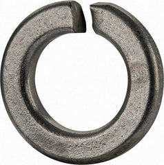 Value Collection - 5/8", 0.628" ID, 0.188" Thick Split Lock Washer - Grade 2 Spring Steel, Zinc-Plated Finish, 0.628" Min ID, 0.641" Max ID, 1.087" Max OD - Exact Industrial Supply