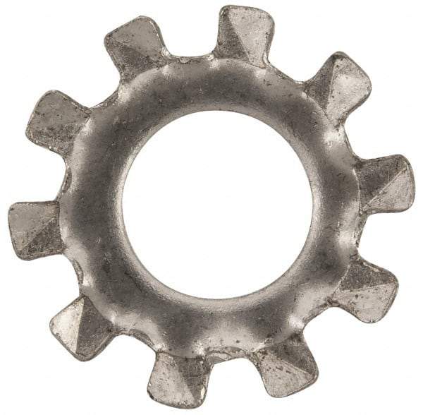 Value Collection - 5/16" Screw, 0.326" ID, Stainless Steel External Tooth Lock Washer - 0.601" OD, Uncoated, Grade 18-8 - Exact Industrial Supply