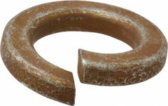 Value Collection - 3/4", 0.753" ID, 0.188" Thick Split Lock Washer - Grade 2 Spring Steel, Zinc Yellow Dichromate Finish, 0.753" Min ID, 0.766" Max ID, 1.265" Max OD - Exact Industrial Supply