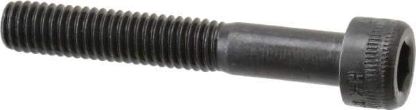 Holo-Krome - M6x1.00 Metric Coarse Hex Socket Drive, Socket Cap Screw - Grade 12.9 Alloy Steel, Black Oxide Finish, Partially Threaded, 40mm Length Under Head - Exact Industrial Supply