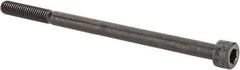 Holo-Krome - M6x1.00 Metric Coarse Hex Socket Drive, Socket Cap Screw - Grade 12.9 Alloy Steel, Black Oxide Finish, Partially Threaded, 100mm Length Under Head - Exact Industrial Supply