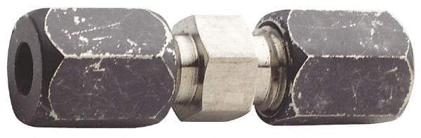 Made in USA - 1" OD, Grade 316Stainless Steel Union - 1-3/8" Hex, Comp x Comp Ends - Exact Industrial Supply