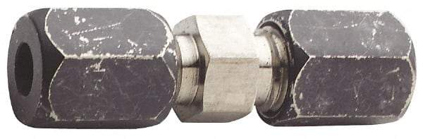 Made in USA - 2" OD, Grade 316Stainless Steel Union - 2-5/8" Hex, Comp x Comp Ends - Exact Industrial Supply