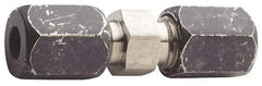 Made in USA - 5/8" OD, Grade 316Stainless Steel Union - 15/16" Hex, Comp x Comp Ends - Exact Industrial Supply