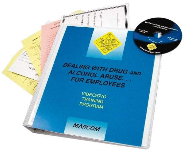 Marcom - Dealing with Drug and Alcohol Abuse for Managers and Supervisors, Multimedia Training Kit - 19 Minute Run Time DVD, English and Spanish - Exact Industrial Supply