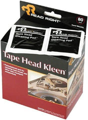 READ RIGHT - Sealed Pads - Use with Clean tape Heads, Guides, Capstans, Plastic Rollers & Other Electronic Components. - Exact Industrial Supply