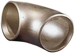 Merit Brass - 4" Grade 304L Stainless Steel Pipe 90° Long Radius Elbow - Butt Weld x Butt Weld End Connections - Exact Industrial Supply