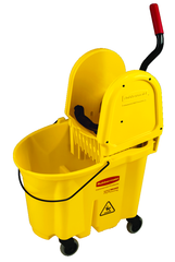 Mop Bucket & Wringer - #29538; 35 Quart Capacity - Exact Industrial Supply