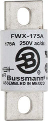 Cooper Bussmann - 250 VAC/VDC, 175 Amp, Fast-Acting Semiconductor/High Speed Fuse - Stud Mount Mount, 3-1/8" OAL, 200 (RMS), 50 at DC kA Rating, 1-7/32" Diam - Exact Industrial Supply